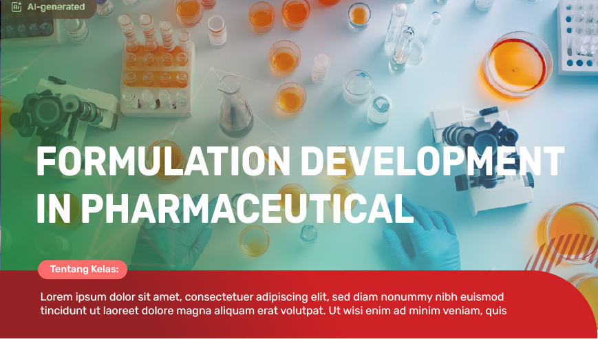 Formulation Development in Pharmaceutical Industry